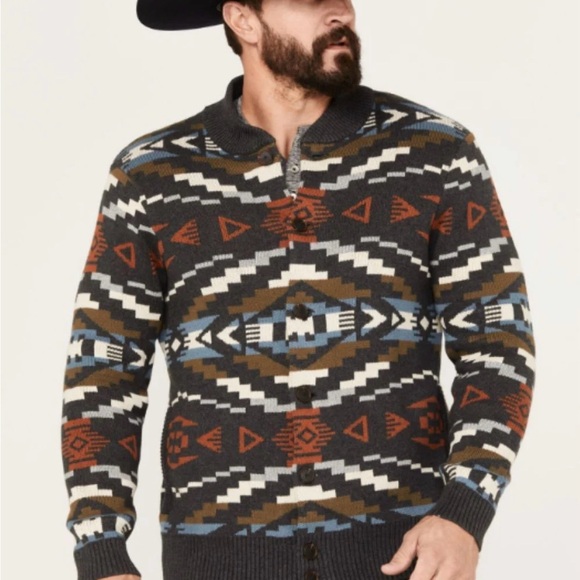 Pendleton Other - Pendleton Men's Geometric Pattern Sweater - Multicolor SZ L